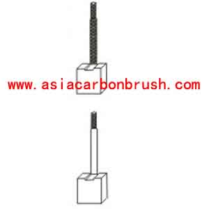 Mitsubishi carbon brush,carbon brush for automobile,car carbon brush,Mitsubishi 91256 JASX 91 4-JAS 91