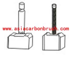 DENSO carbon brush,carbon brush for automobile,car carbon brush,DENSO 91166 JASX 86-87 2-JAS 86-87