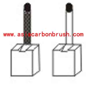 Fiat carbon brush,carbon brush for automobile,car carbon brush,Fiat 91191 JSX 38-41(2) 1-JS 38(-) 1-JS 41(+)