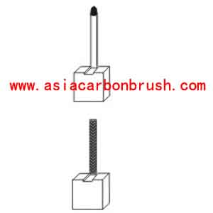 Hitachi carbon brush,carbon brush for automobile,car carbon brush,Hitachi 91211 JASX 92-93 2-JAS 92-93