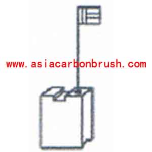 BOSCH Carbon Brush,BOSCH 17x16x7mm